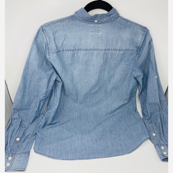 J CREW DENIM TOP - Picture 4 of 5